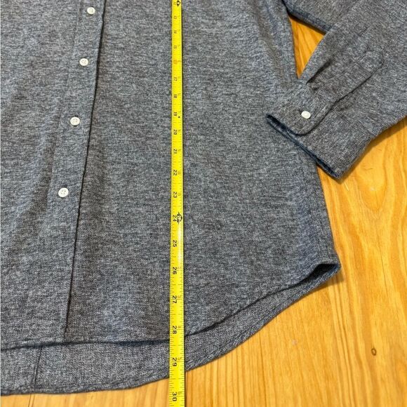 Frank & Eileen Finbar Shirt Mens SM Button Up 100% Cotton Heather Gray Flannel - Picture 4 of 9
